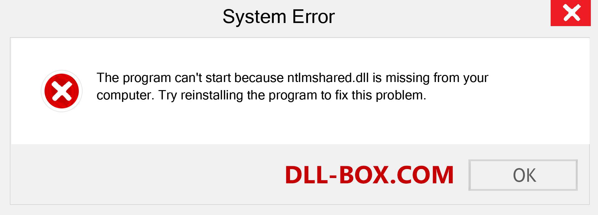  ntlmshared.dll file is missing?. Download for Windows 7, 8, 10 - Fix  ntlmshared dll Missing Error on Windows, photos, images